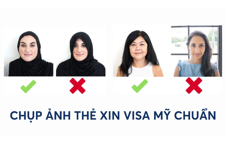 Tiêu chuẩn ảnh thẻ Visa Mỹ MỚI NHẤT 2024