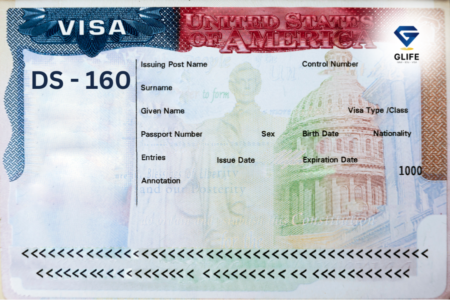 mẫu đơn xin visa mỹ ds 160