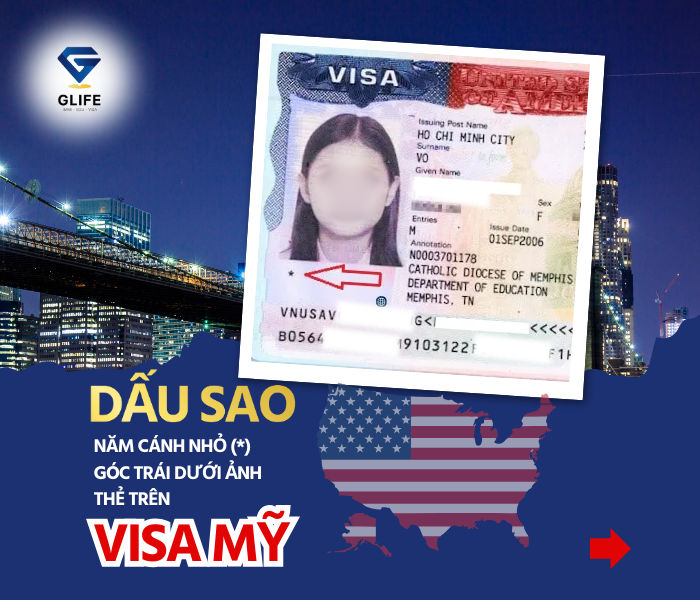 Ý nghĩa dấu sao trên visa Mỹ